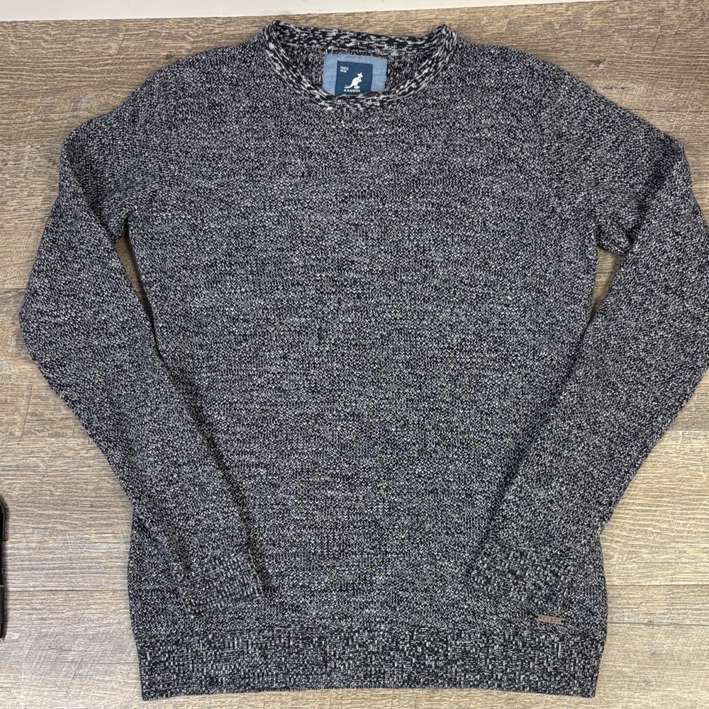 Kangol 100% Cotton Marled Knit Crewneck Sweater – Size P/S